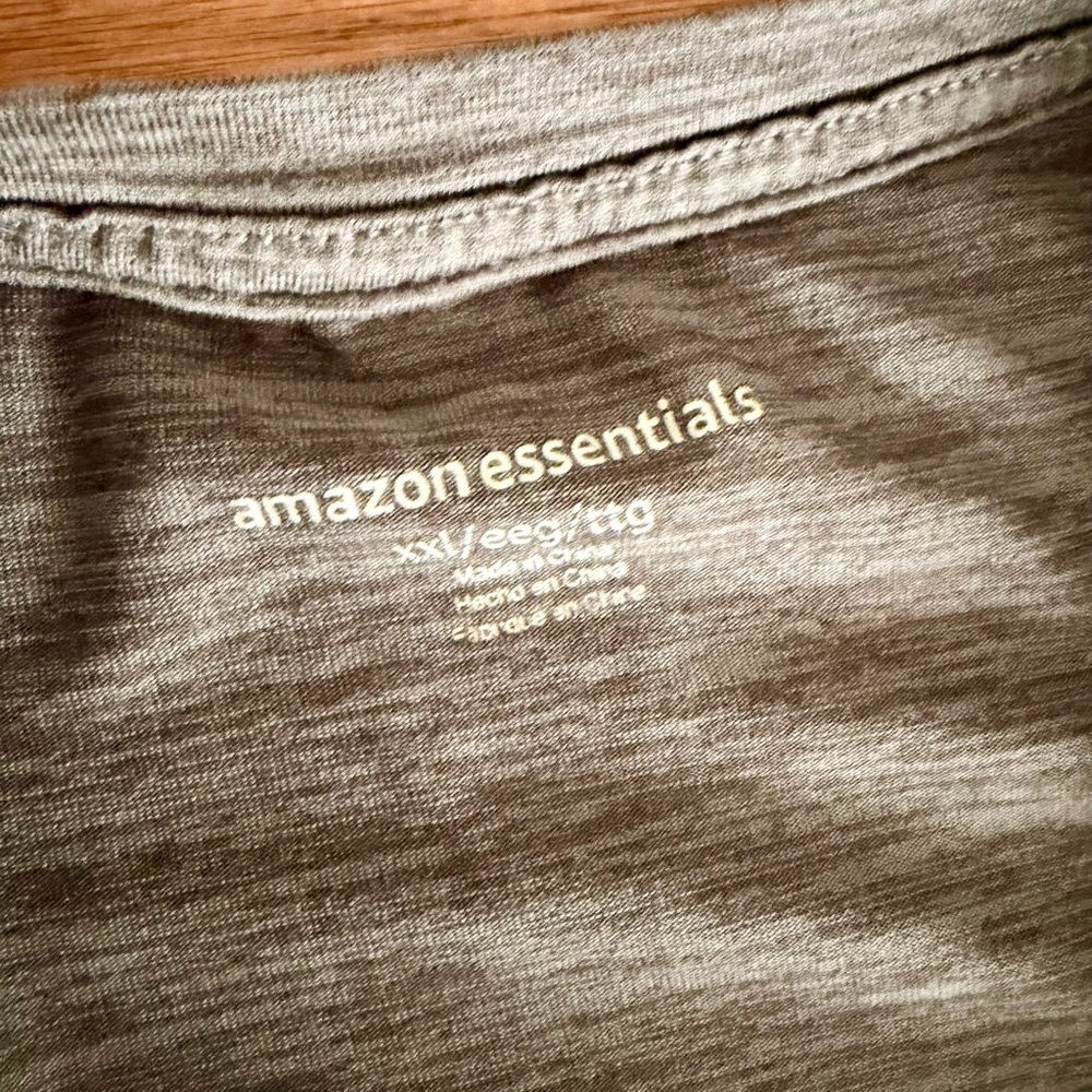 Amazon Essentials Heathered Gray Tee - Picture 2 of 3